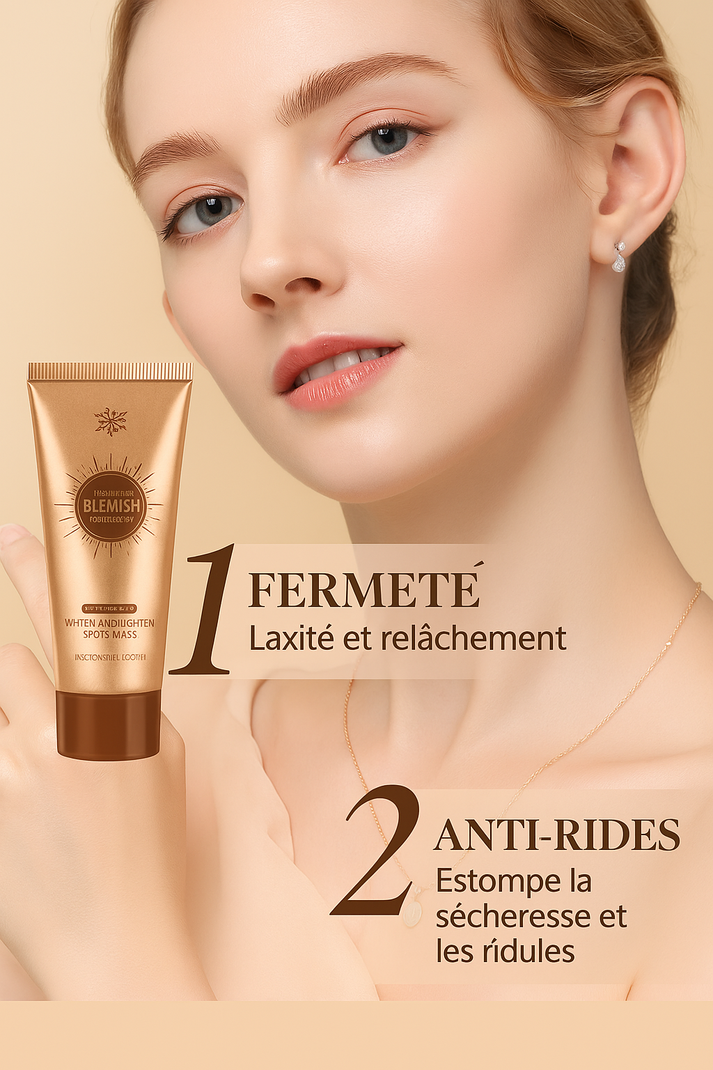 Masque Éclaircissant, Anti-Taches & Hydratant