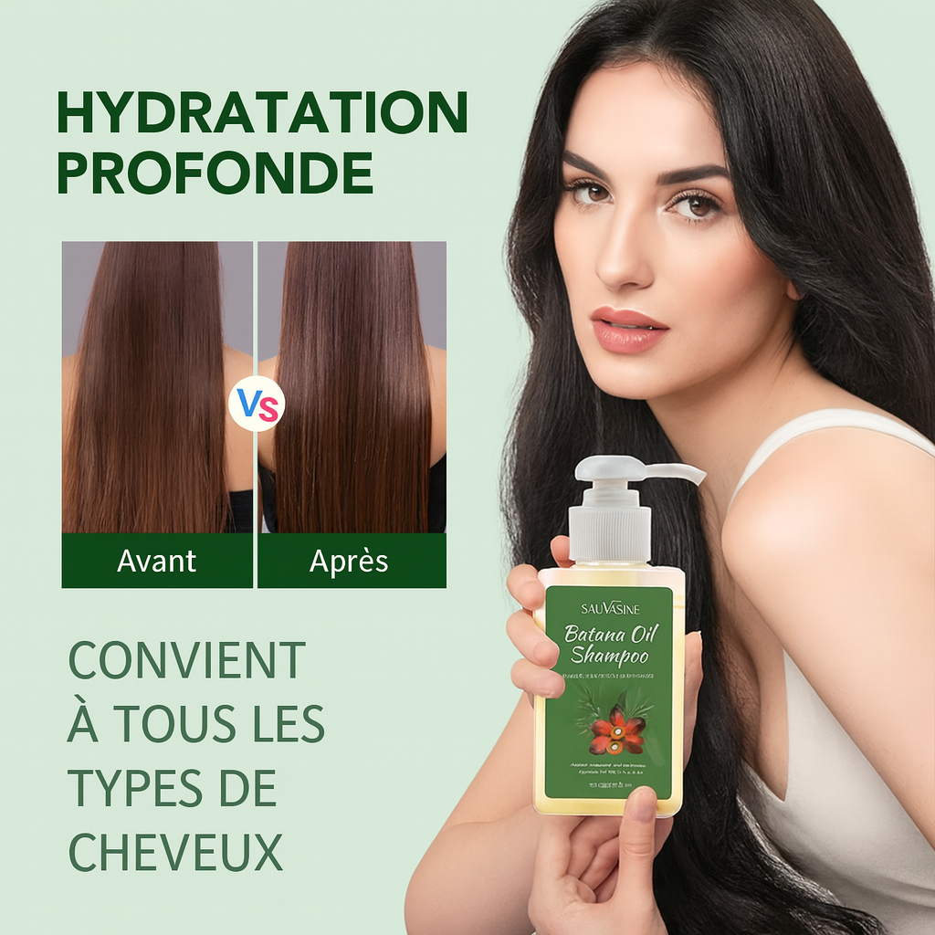 Shampoing à l’Huile de Batana – Anti-Chute & Croissance