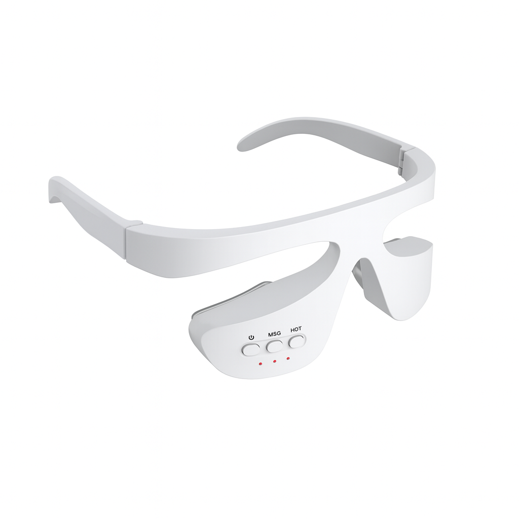 Masque oculaire lumière rouge – anti-rides & anti-cernes microcourants 3D + crème contour des yeux offert