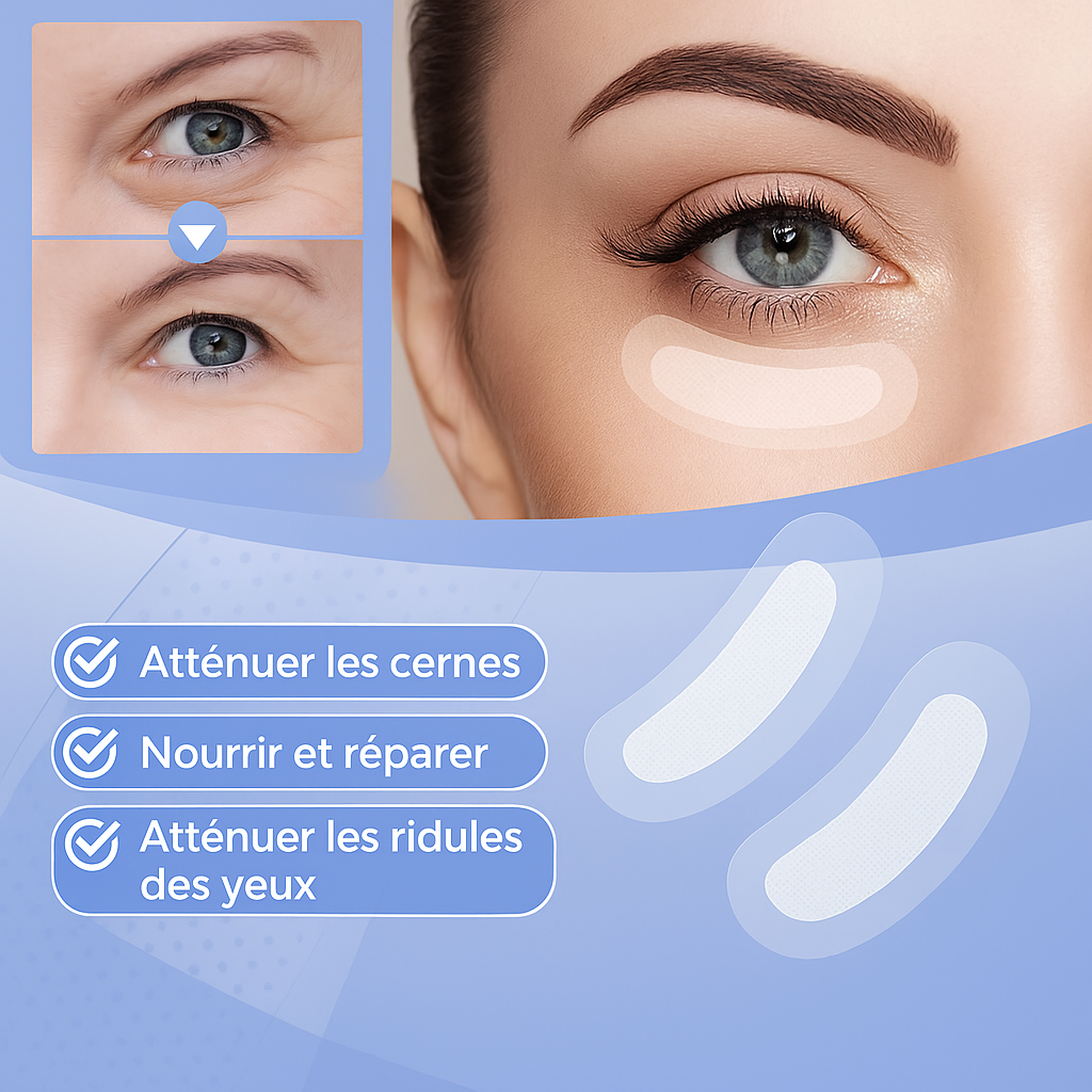 Patchs Yeux Micro-aiguilles – Soin Coréen à l’Acide Hyaluronique | Anti-Rides, Anti-Âge, Cernes & Hydratation