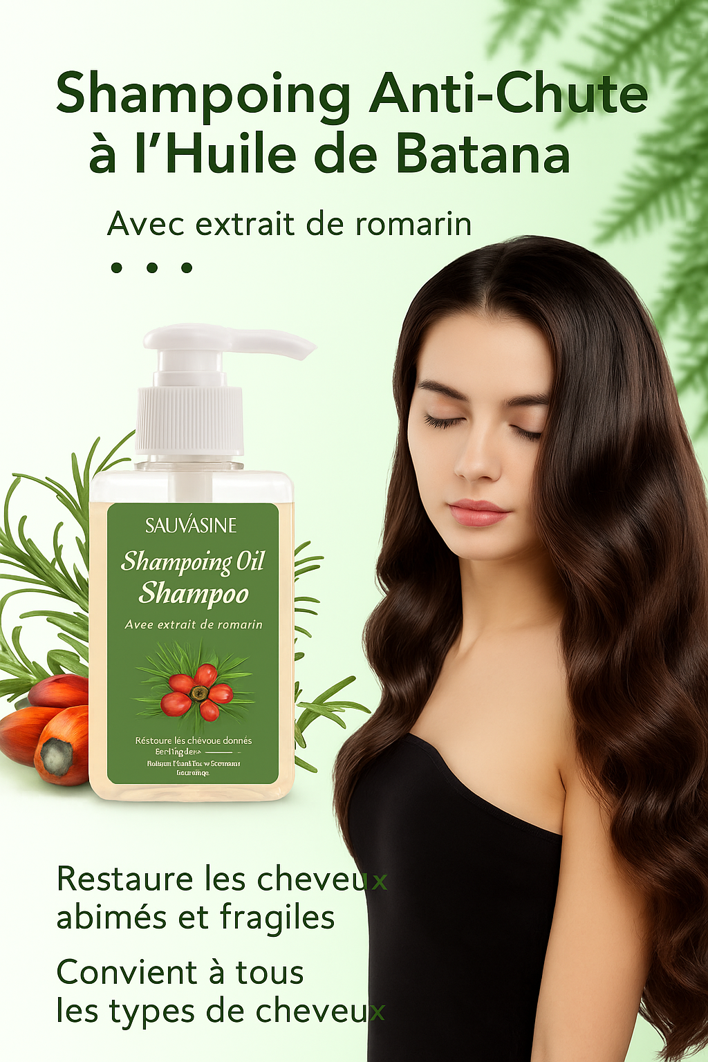 Shampoing à l’Huile de Batana – Anti-Chute & Croissance