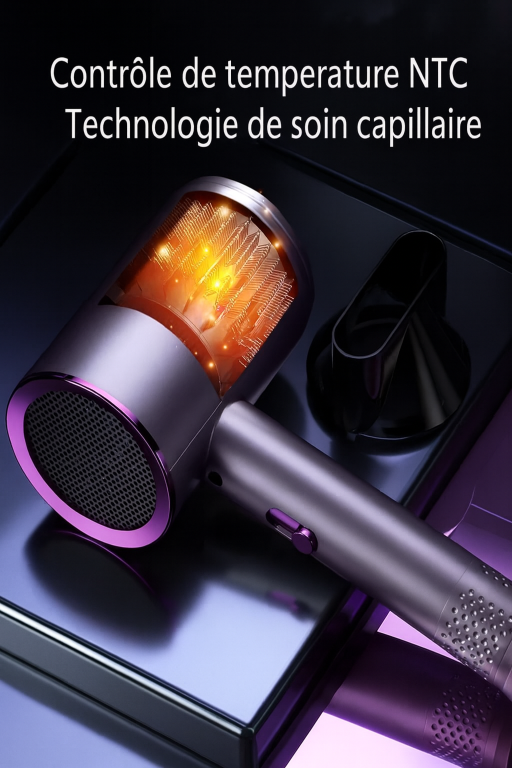 Sèche-Cheveux Professionnel Ionique