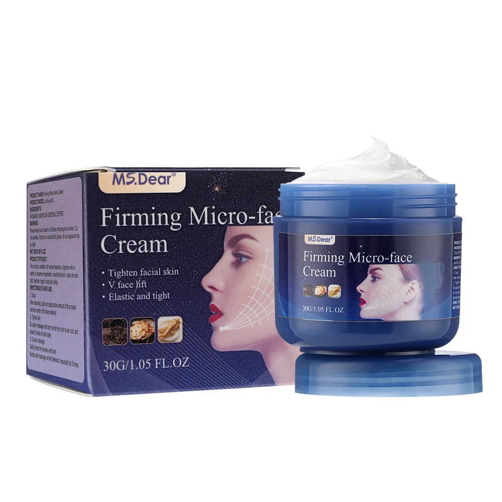 Crème Raffermissante Visage – Effet V-Line & Anti-Relâchement