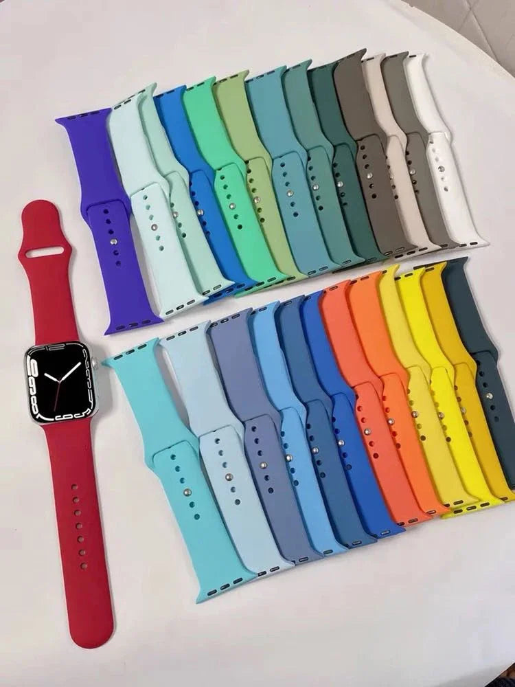 Bracelets SIMPLE en Silicone pour IWATCH de 44mm à 49mm