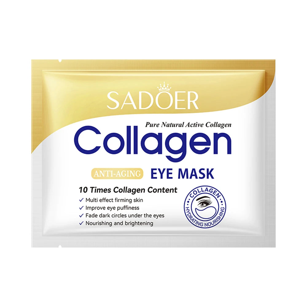 Patch contour des Yeux au Collagène – Anti-Cernes, Anti-Poches & Hydratant