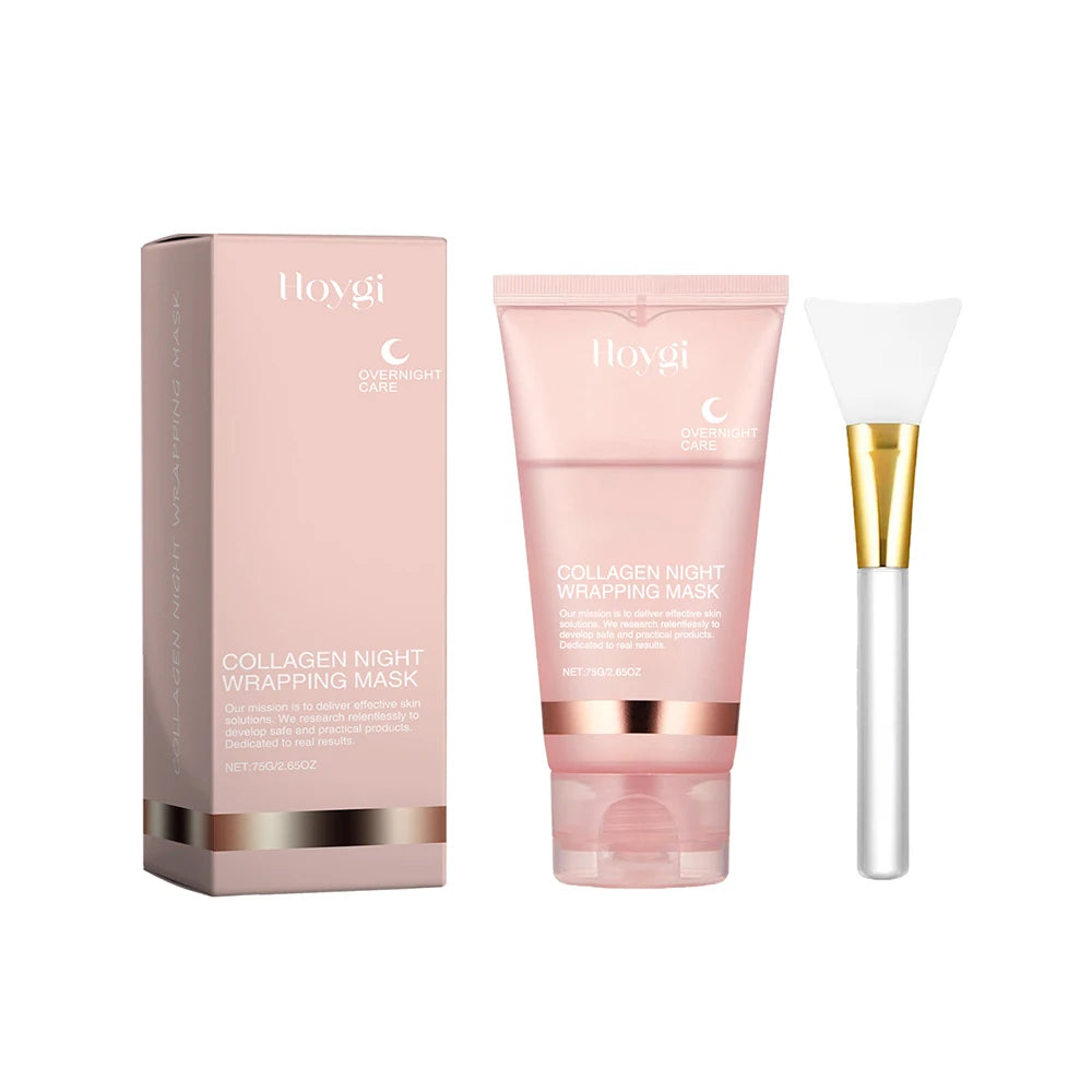 Masque de nuit au Collagène – Hydratation Intense, Anti-Rides & Éclat Lumineux